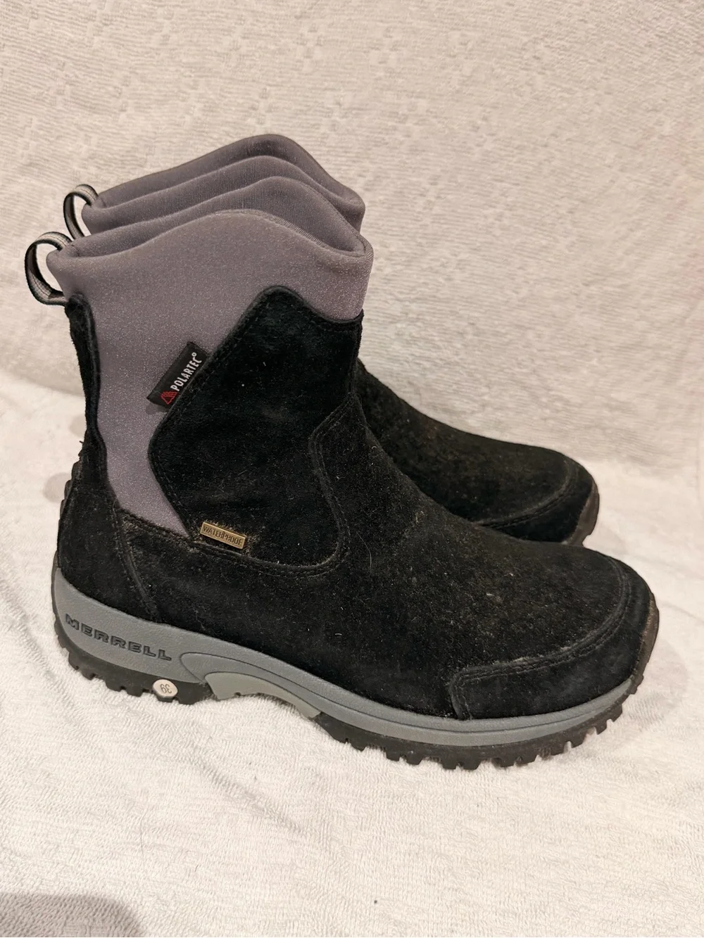Merrell Black and Gray Women's Waterproof Winter insulayed  Boots